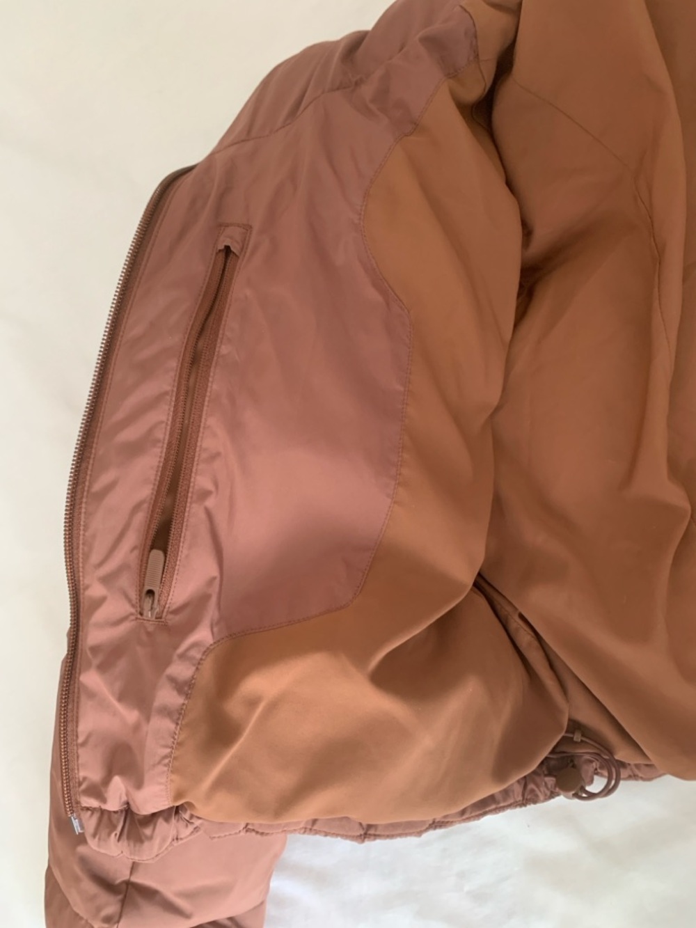 Lululemon Wunder Puff Super-Cropped Jacket - Roasted Brown - Size 6 - Picture 6 of 16